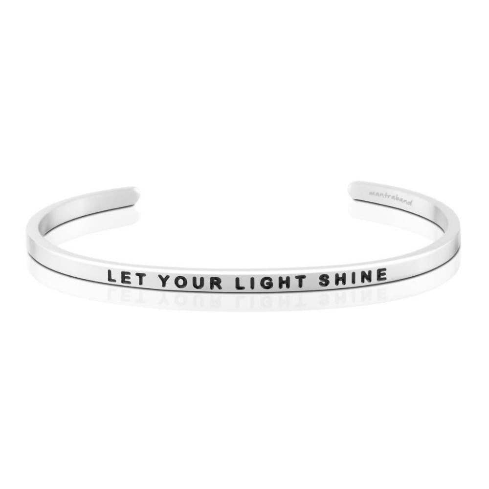 Let Your Light Shine - inspirational mantraband® bracelet