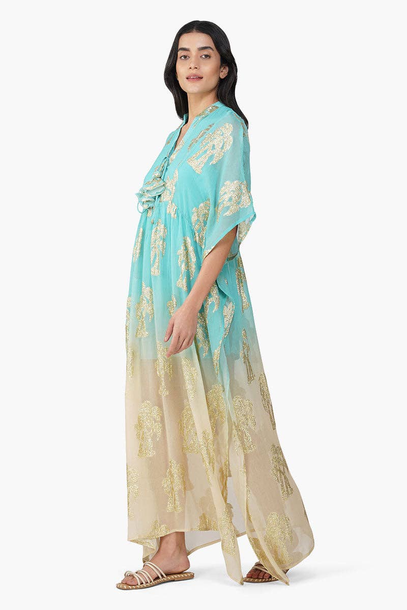 Aquatan Ombray Lurex Cover up