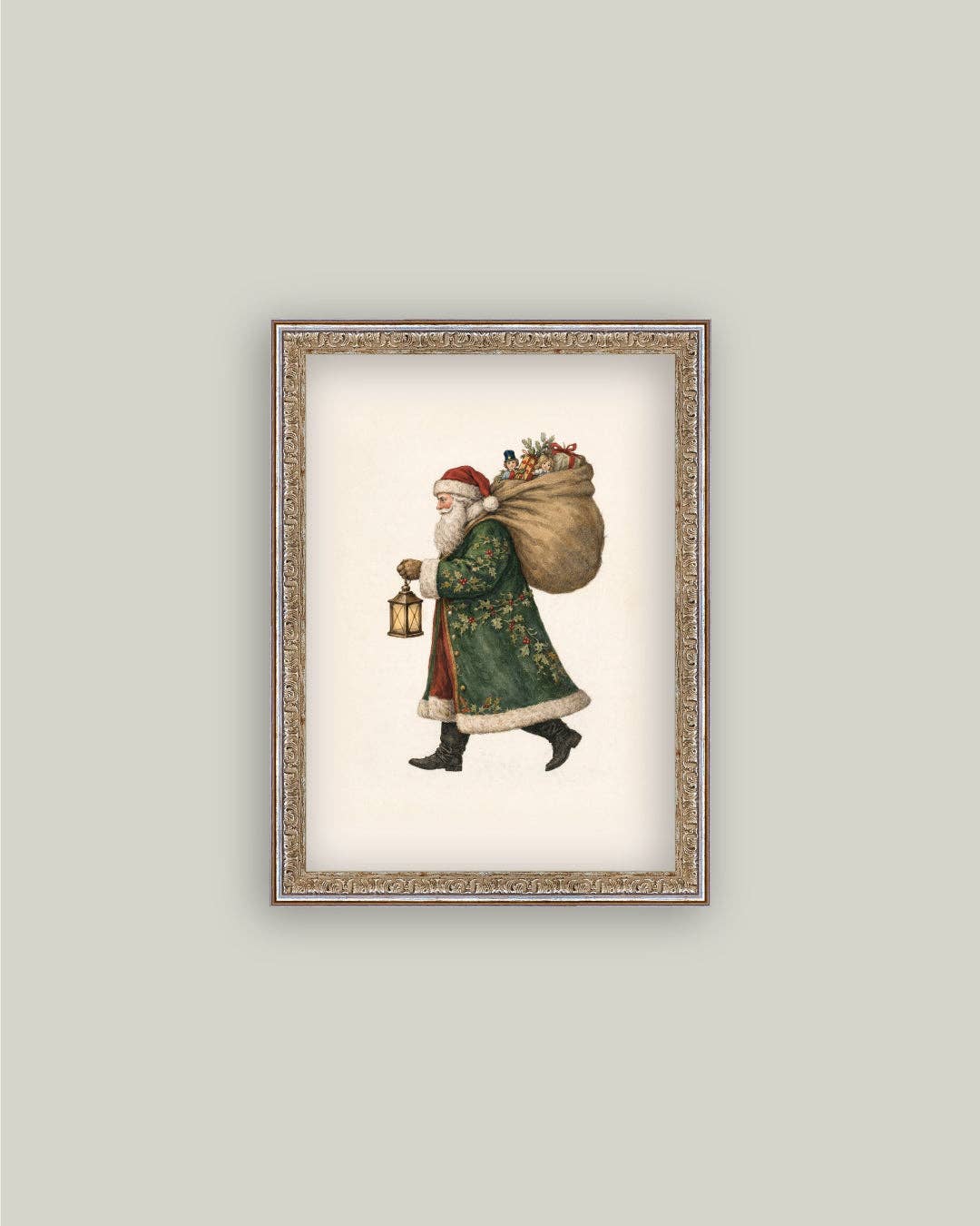 Santa with Lantern