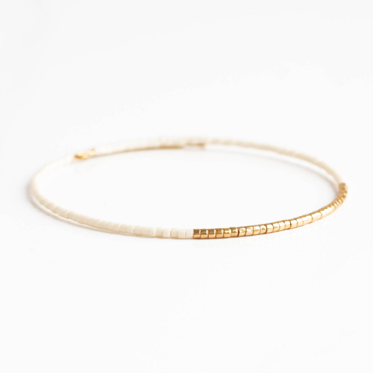 Norah Bangle-Ivory | Beaded Bracelet | Delicate Jewelry