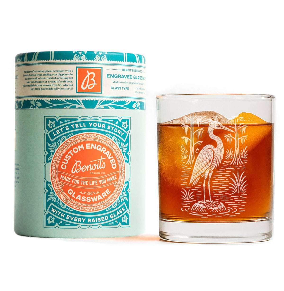 Egret Drinking Glasses