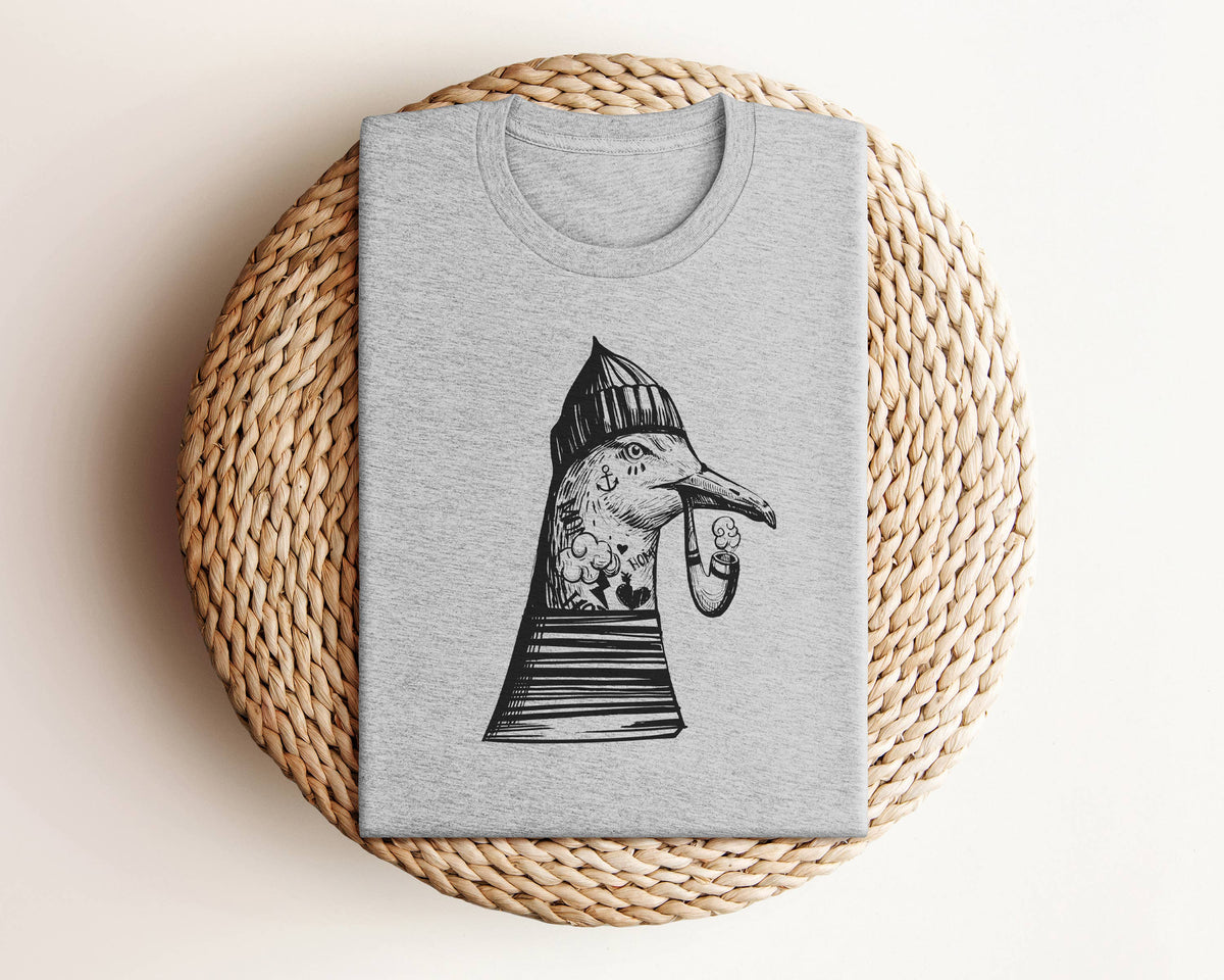 NAUTICAL TATTOO SEA GULL Graphic Tee