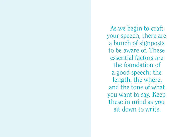 How to Write a Funny Speech . . .