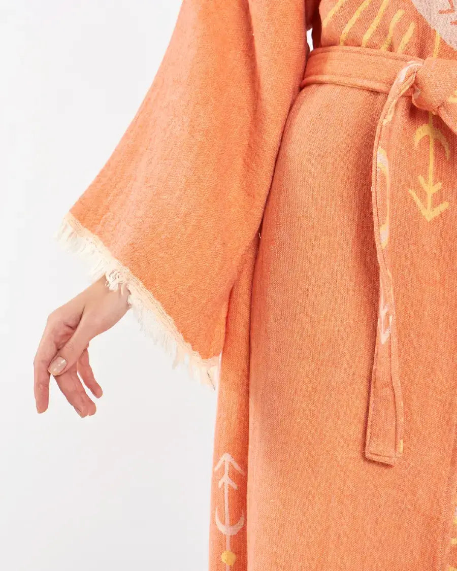 Evil Eye Kimono, Jacquard Kimono, Festival Kaftan Kimono