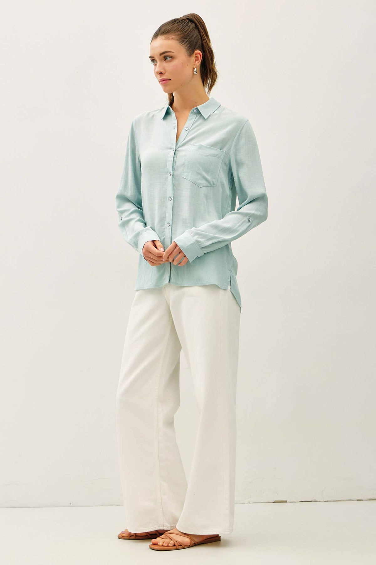 SPRING BUTTON DOWN SHIRT