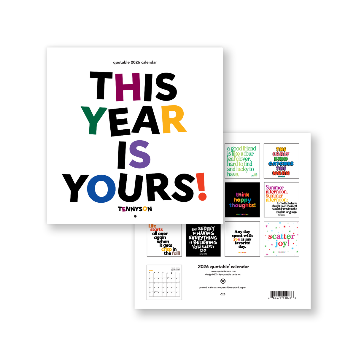 Calendar - C26 - Quotable 2026 Calendar