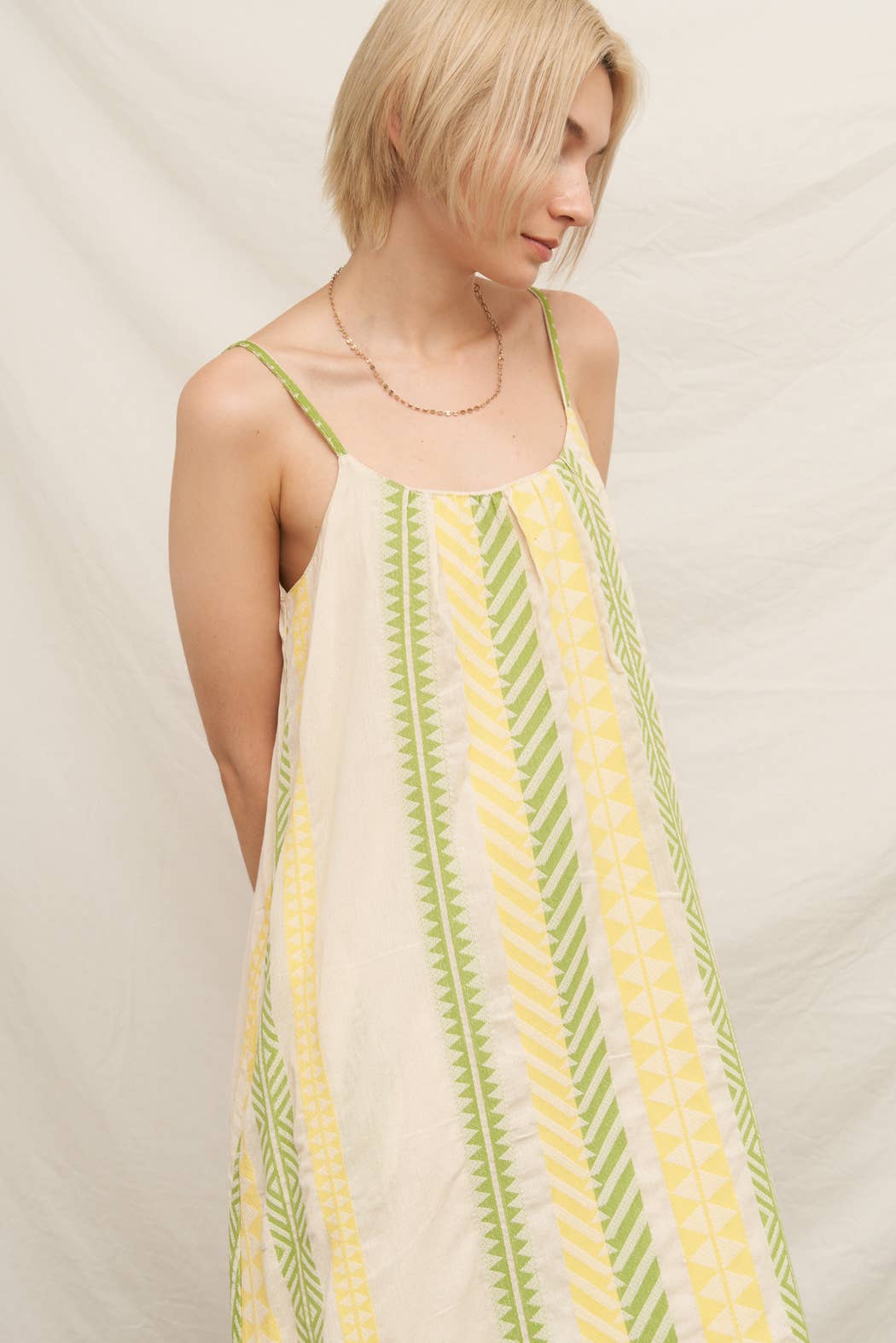 Embroidered Cami Maxi Dress