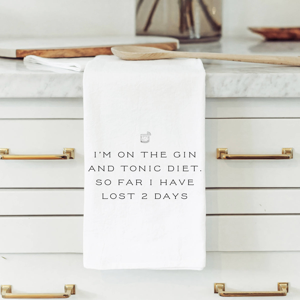 Gin and Tonic Tea Towel