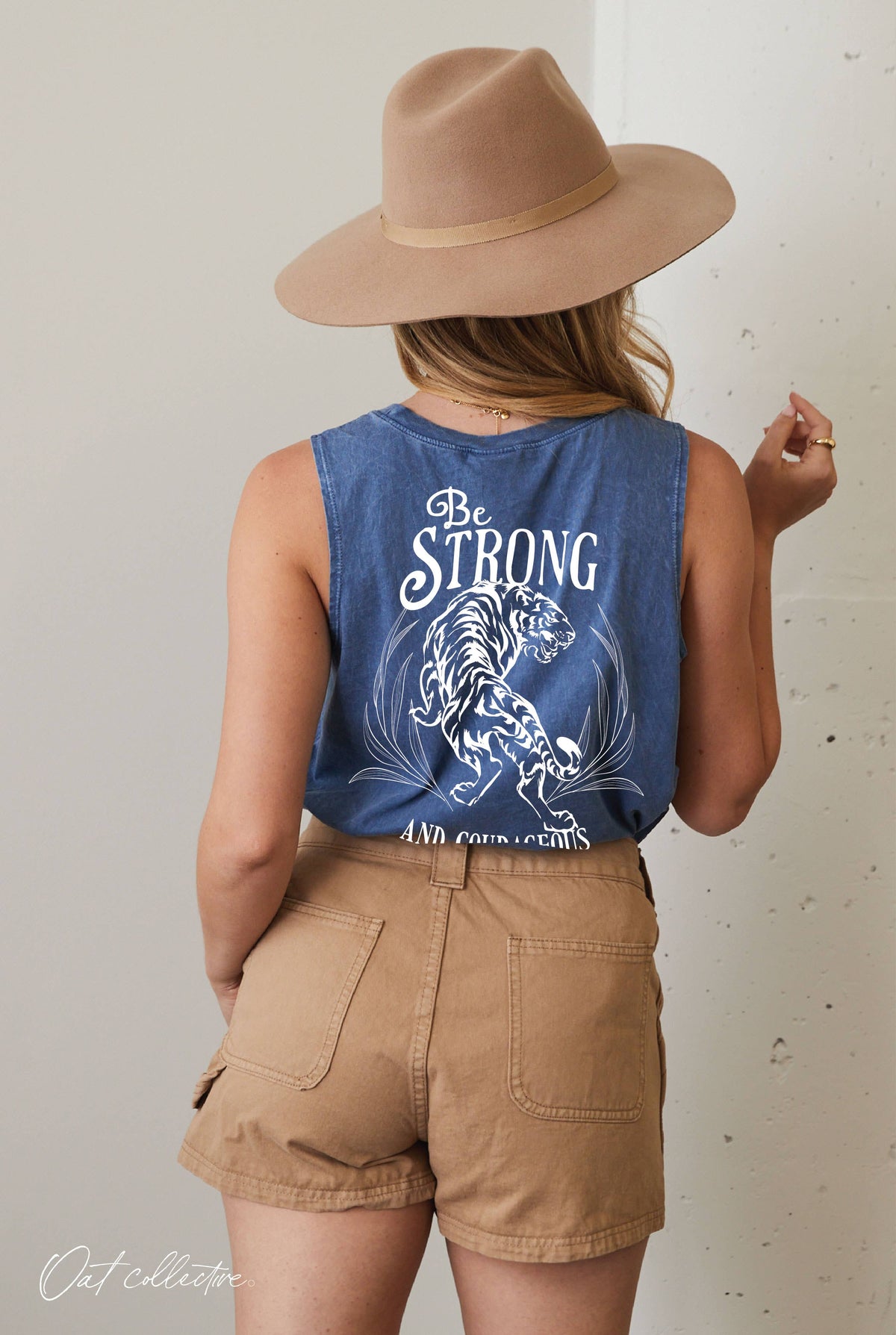 BE STRONG Mineral Graphic Tank Top