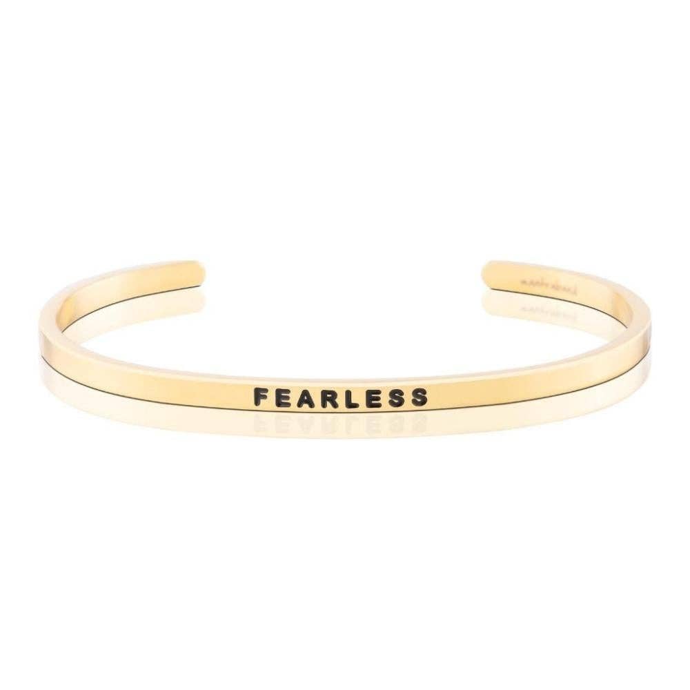 Fearless - inspirational mantraband® cuff bracelet