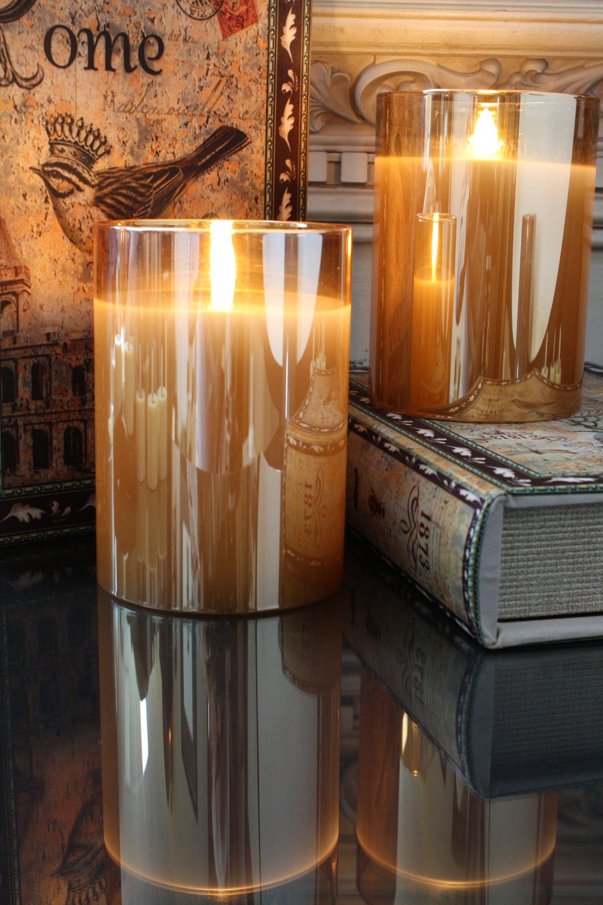 3.5x5" Champagne Radiance Poured Candle