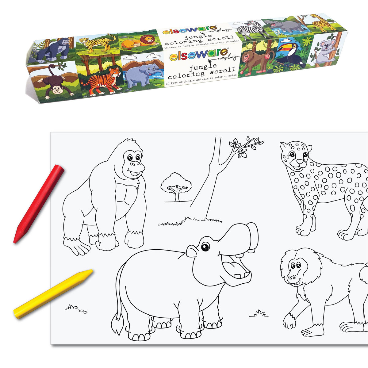 Coloring Scrolls - 10ft with Adhesive Back