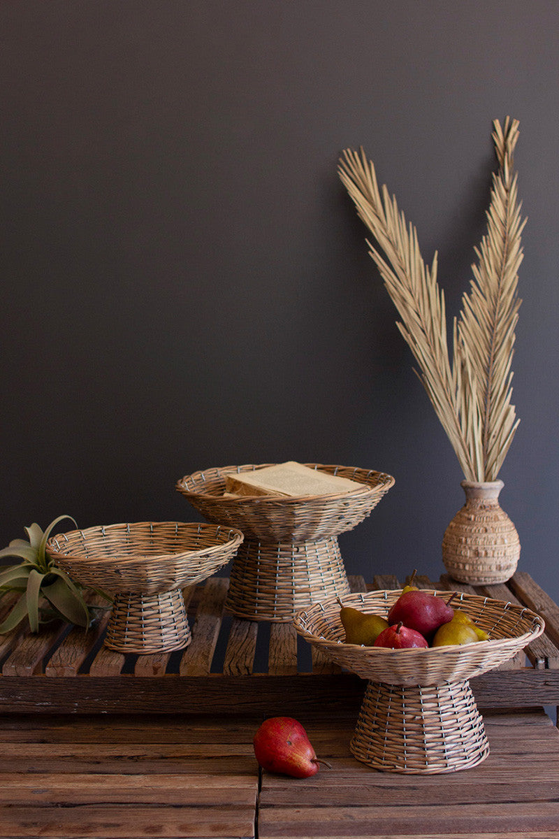 Wicker Compote - 3 Sizes