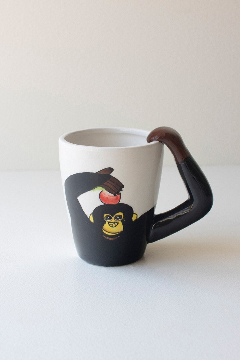 Ceramic Monkey Mug
