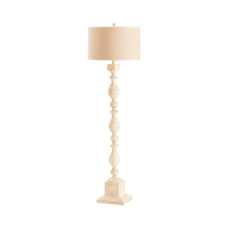 Wood Post Floor Lamp