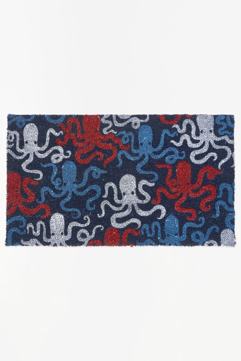 OCTOPUSES DOORMAT, L:70CM  H:40CM