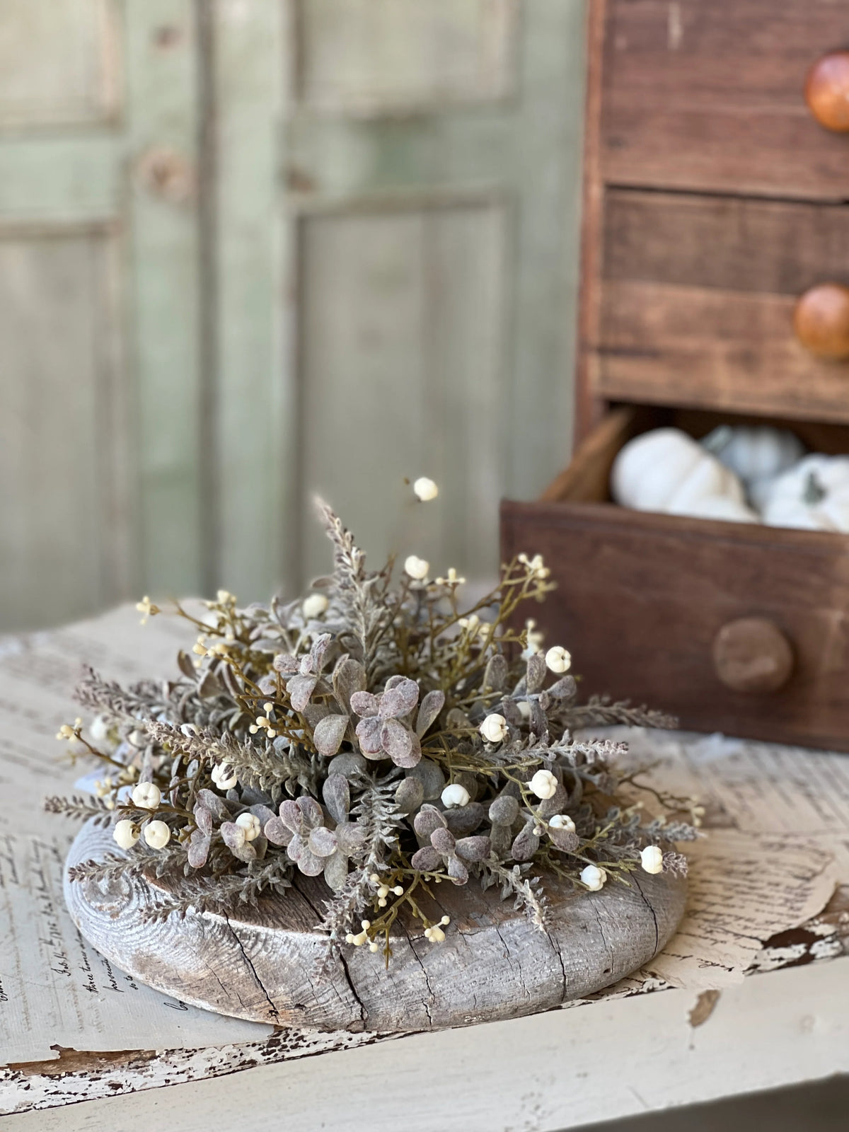 Pumpkin Berry Cream 11" Half Sphere