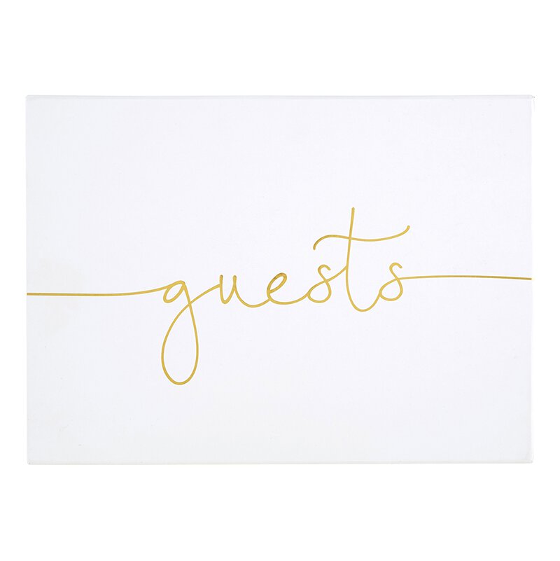 Guest Book - 2 Colors available