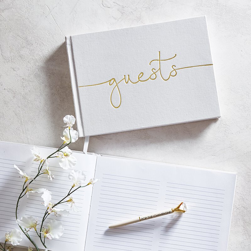 Guest Book - 2 Colors available