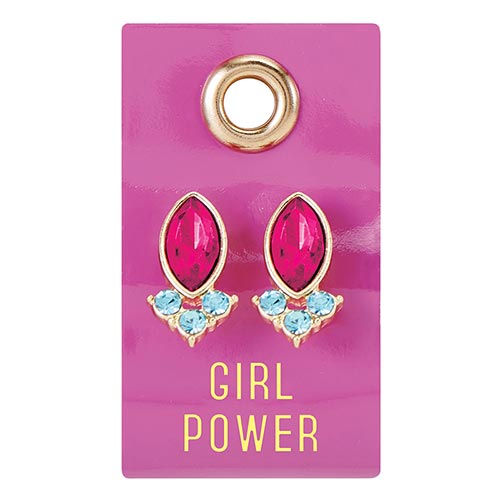Girl Power Gemstone Earrings