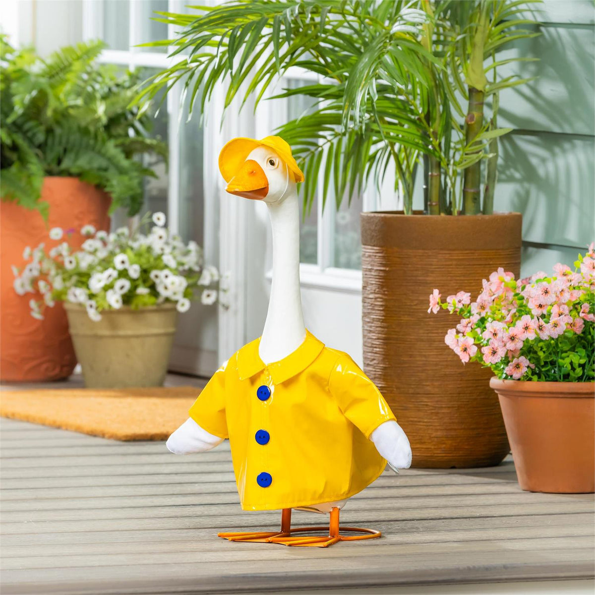 Giddy the Goose Statue, Metal, 21"H