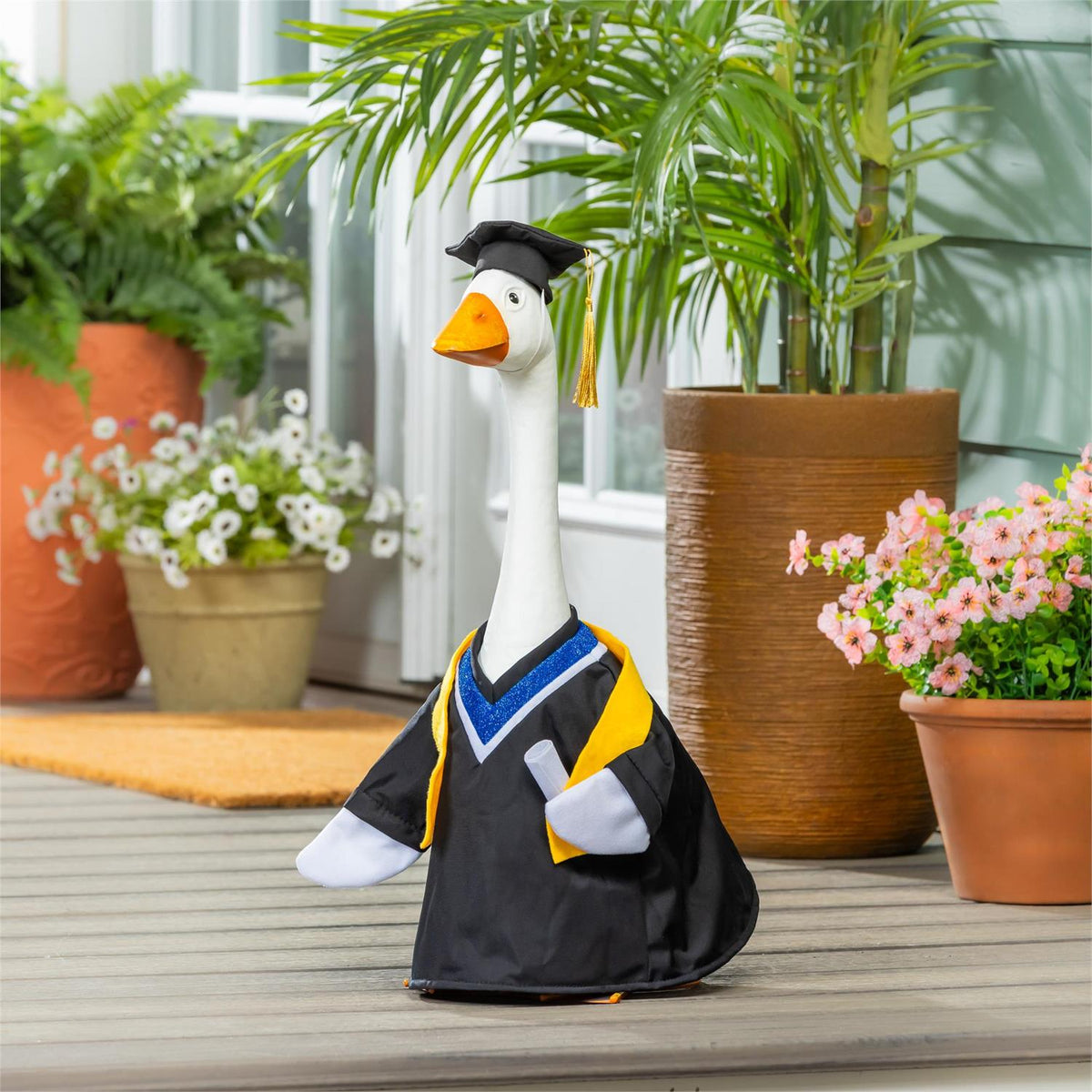 Giddy the Goose Statue, Metal, 21"H