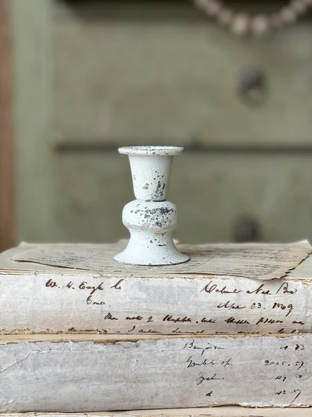 Alette Cream 3" Candle Holder