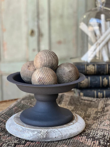 Verona 10" x 6" Black Compote