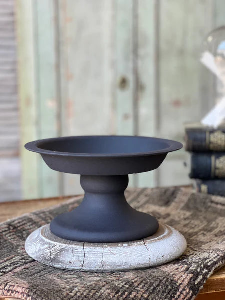 Verona 10" x 6" Black Compote