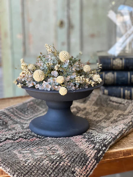 Verona 10" x 6" Black Compote