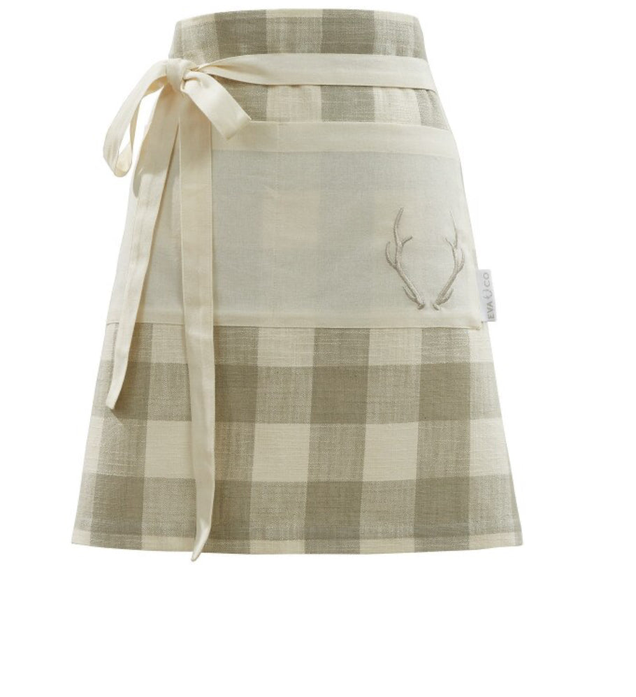 SIGNATURE ANTLERHALF APRON - CHECK