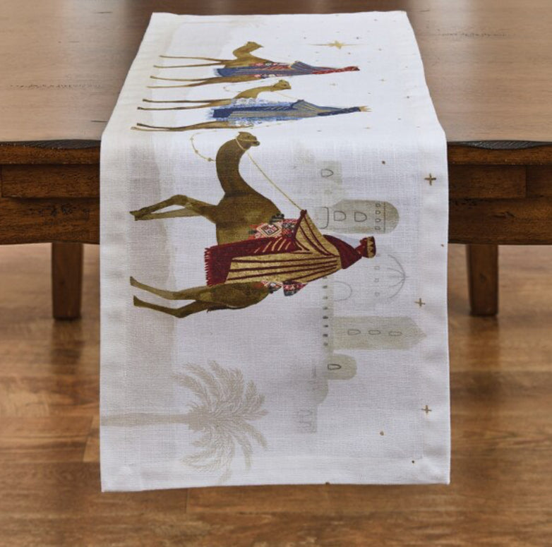 AWAY IN A MANGER TABLE RUNNER 13X36