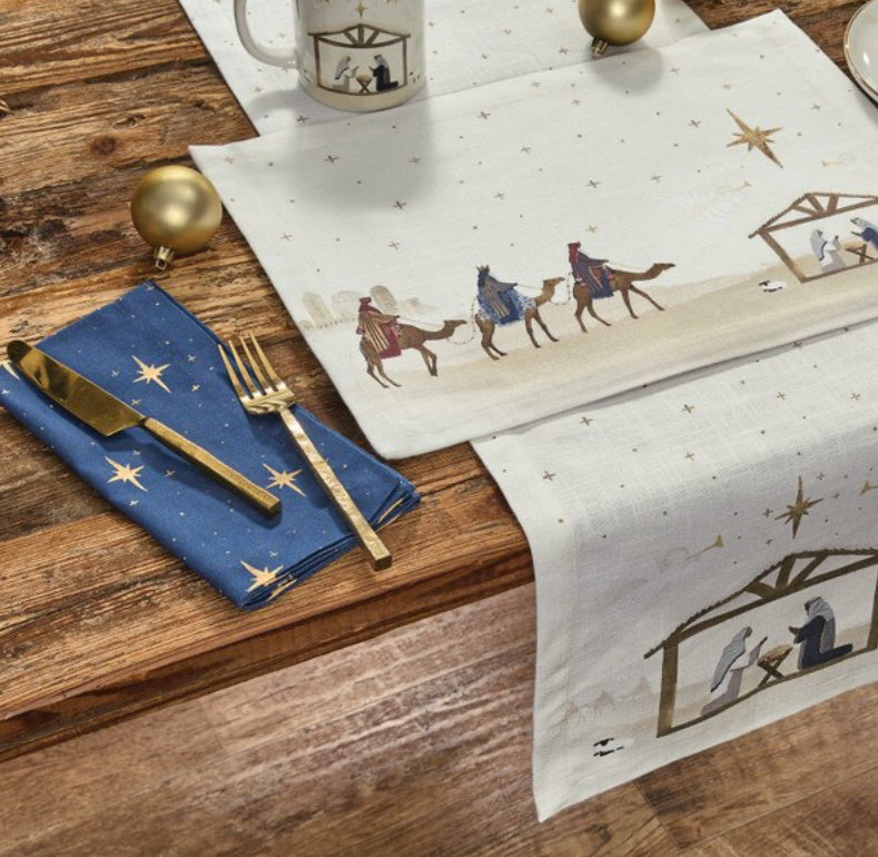 AWAY IN A MANGER NAPKIN