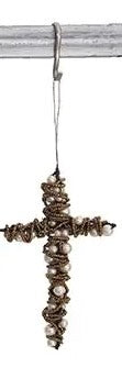 Wire Cross with Beads Ornament - 4 Styles