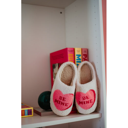 "Be Mine" Candy Valentine's Slippers