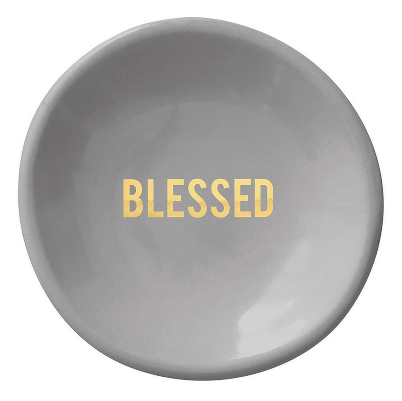 Blessed Ceramic Ring Dish & Earrings