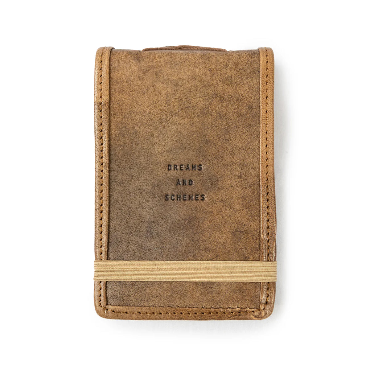 Dreams And Schemes 4" x 6" Leather Journal