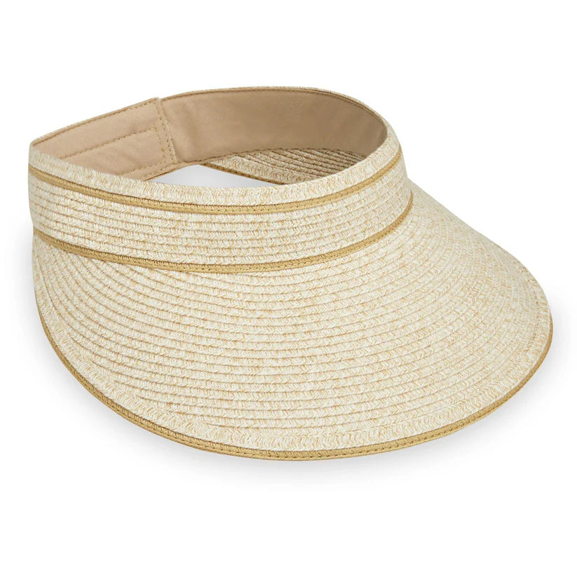 Carkella Lily Visor-White/Beige