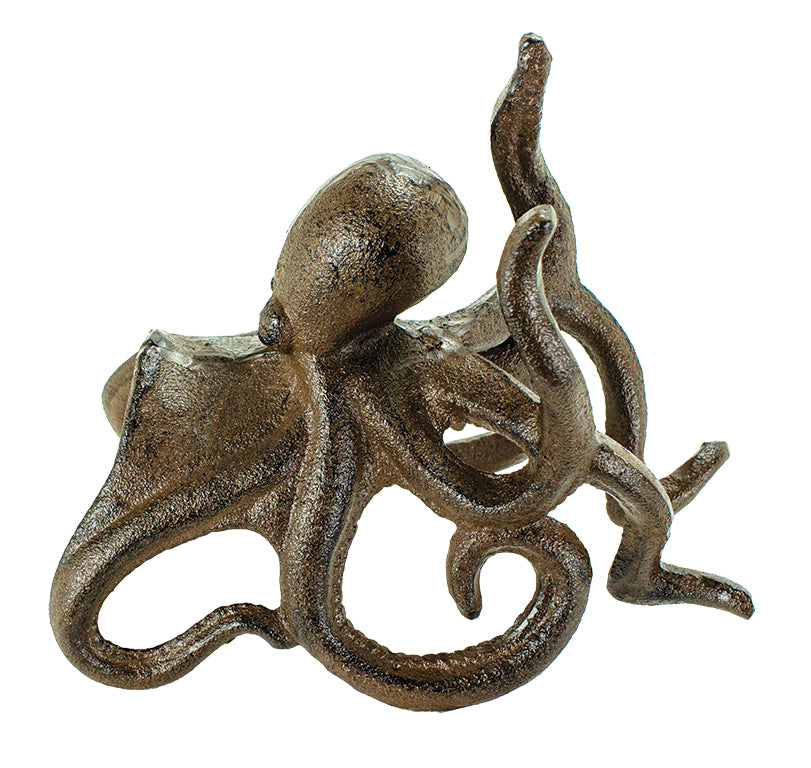 Octopus Wine Holder - Rust