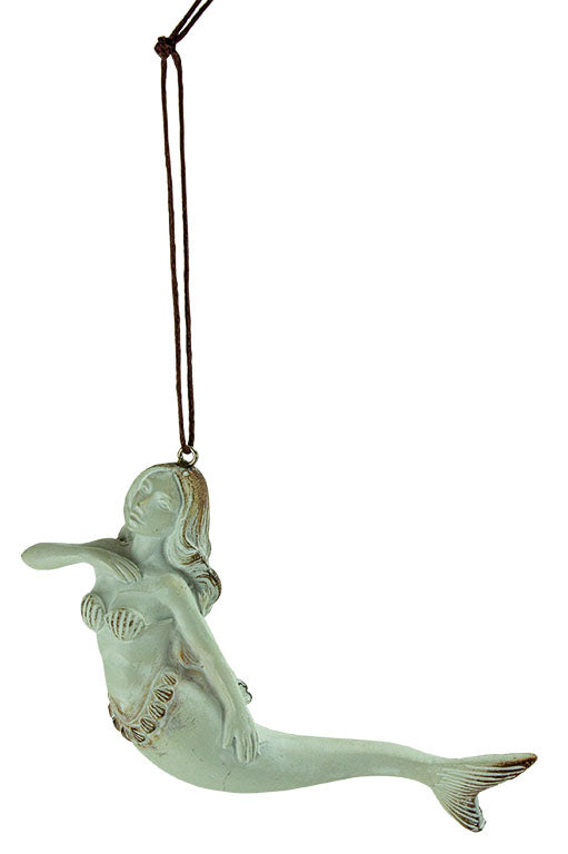 Mermaid Ornament – Antique White