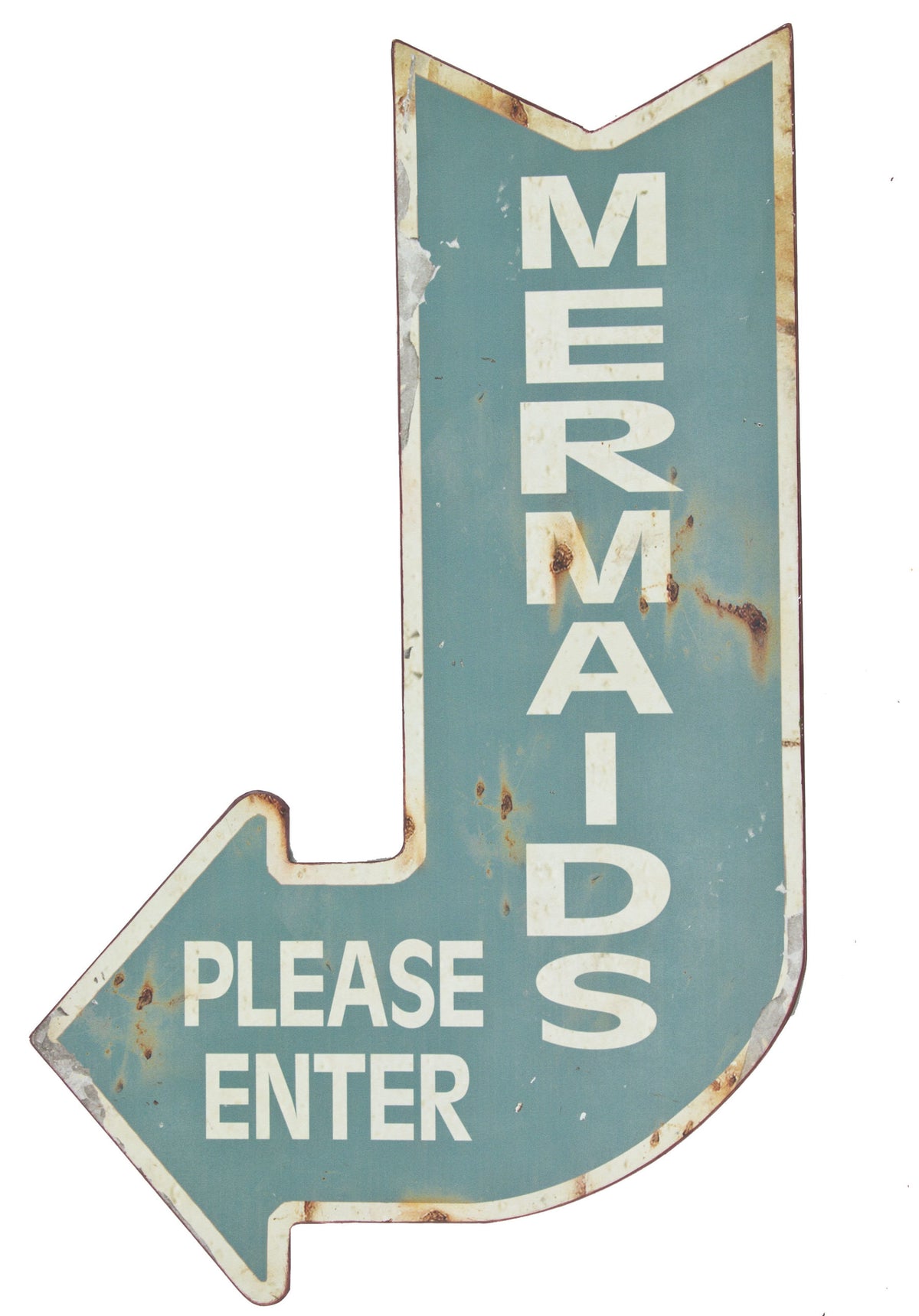 Mermaids Sign – Tin