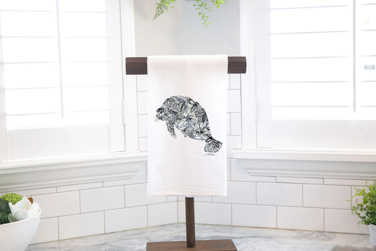 Manatee Flour Sack Towel