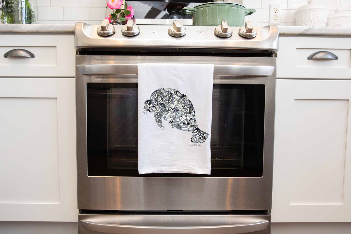 Manatee Flour Sack Towel