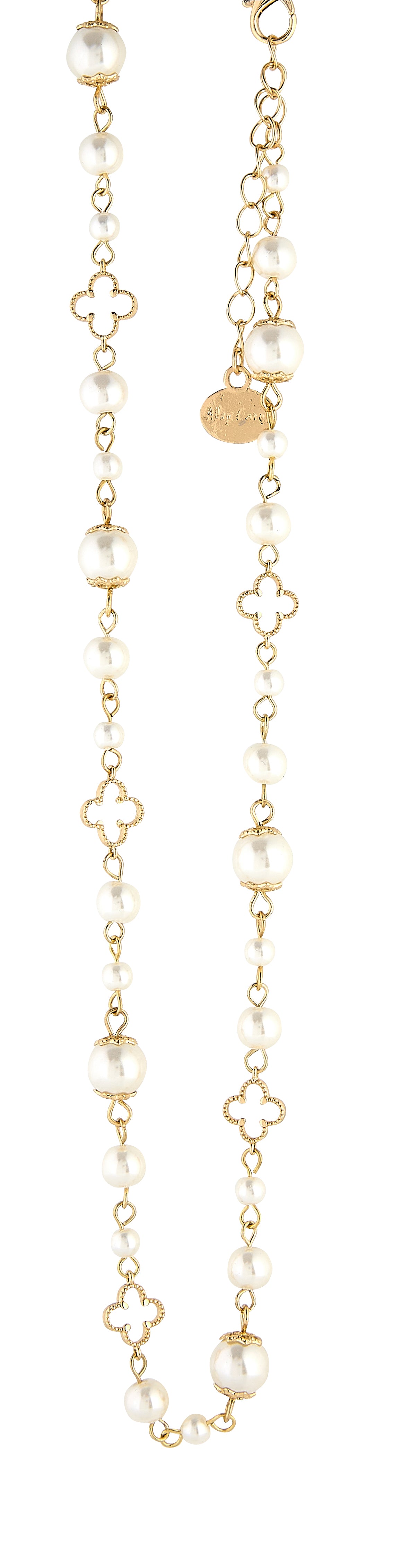 Pearl & Clover Cross Nk  15.5''-17.5''