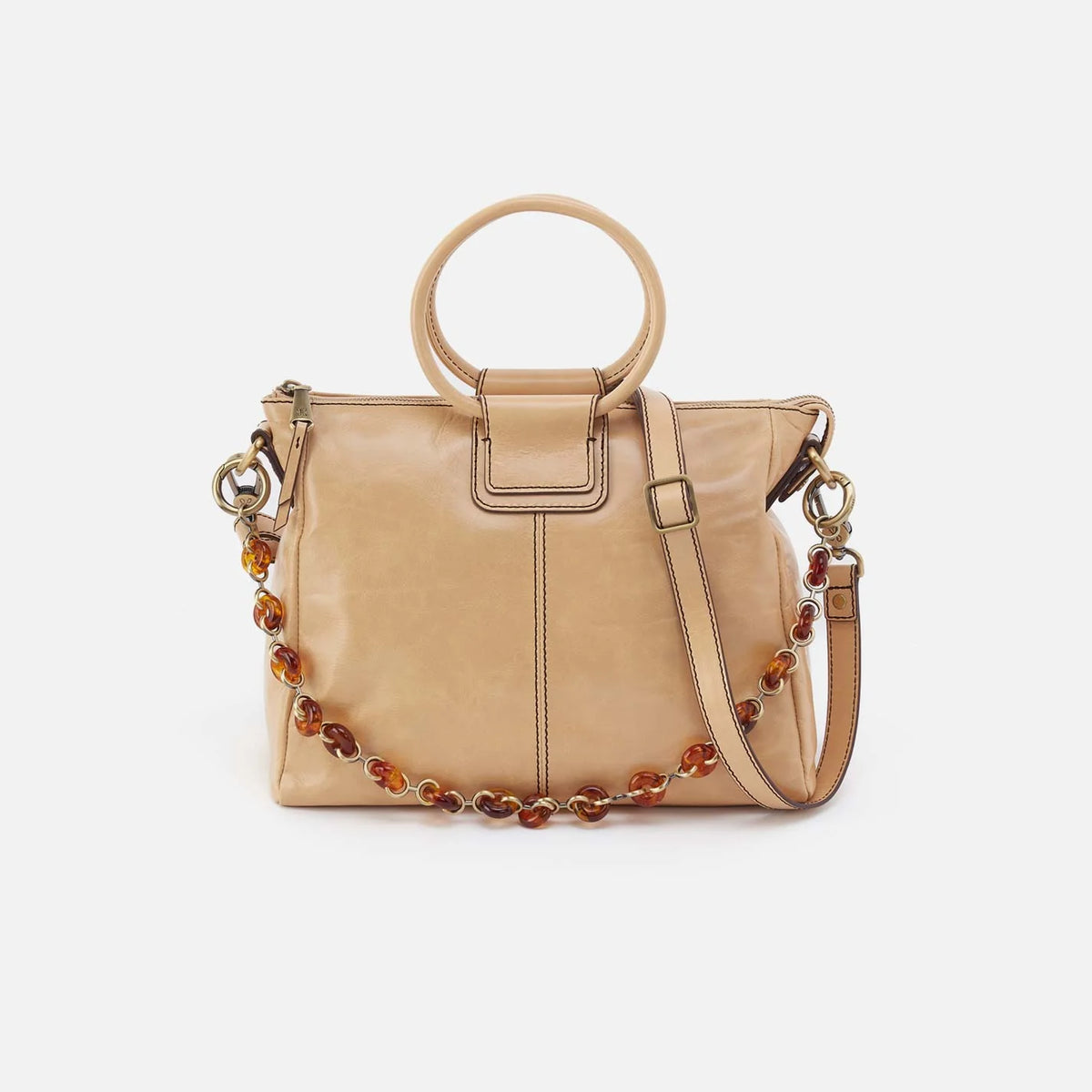 Sheila Medium Satchel - Desert Sand