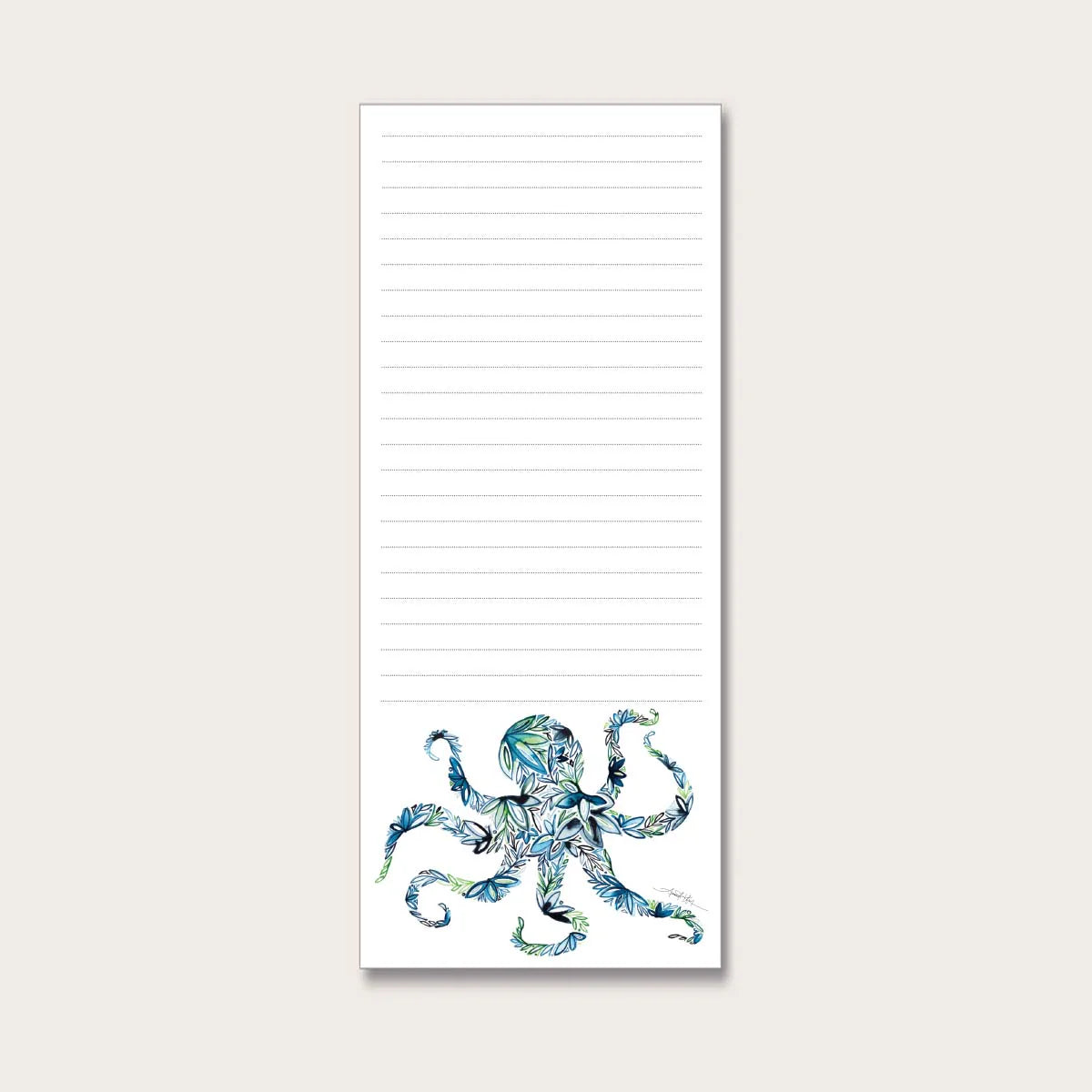 Octopus Refrigerator Notepad