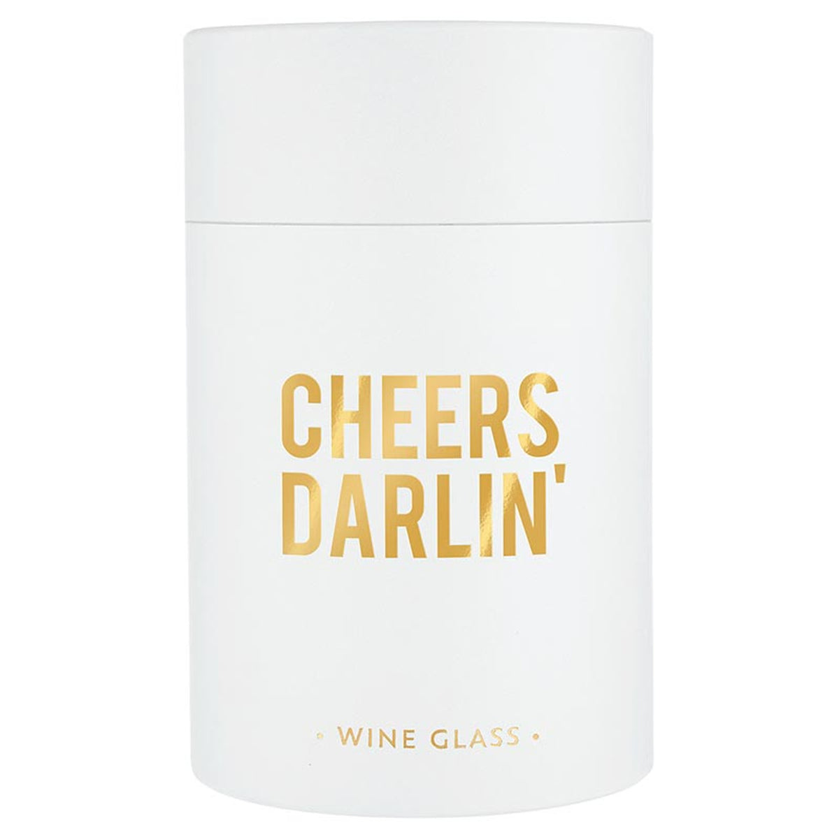 Cheers Darlin' Stemless Wine Glass