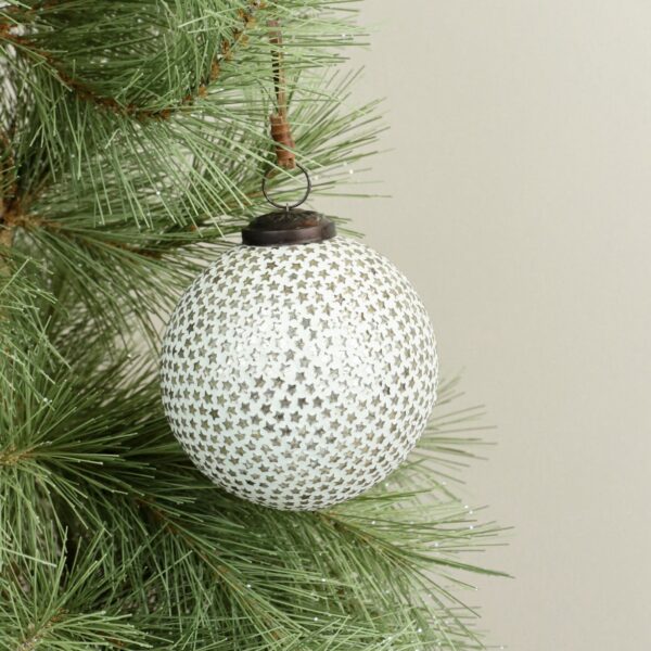Starred Ball Ornament - 2 Sizes
