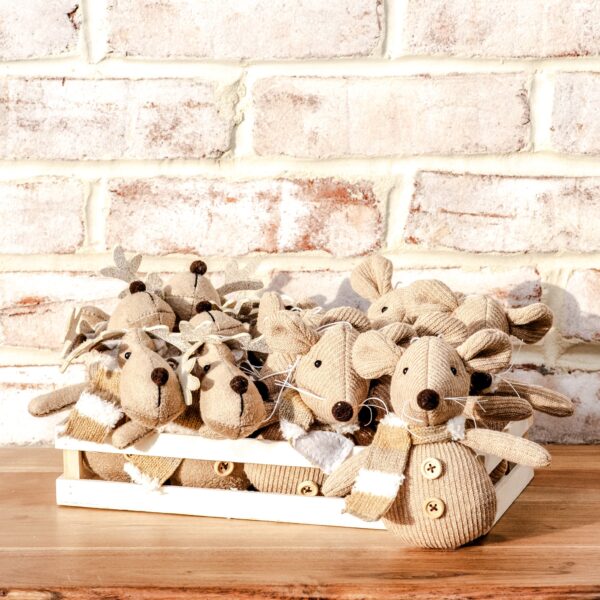 Fabric Mouse or Moose Ornament