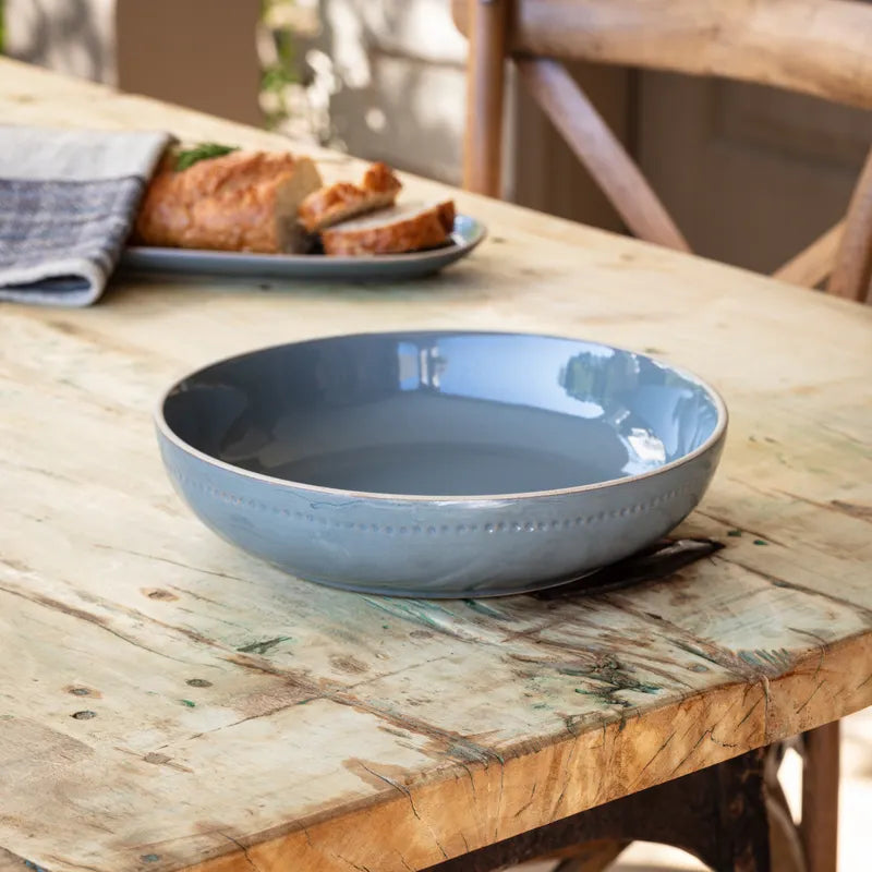 Legbar Blue Serving Bowl